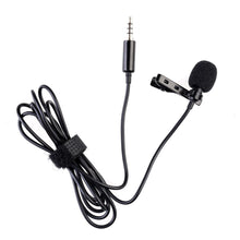 Load image into Gallery viewer, Micrófono lavalier 3,5 mm con pinza