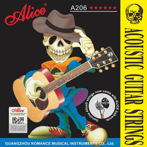 Cuerdas ALICE guitarra acústica metal A206 11 - 52