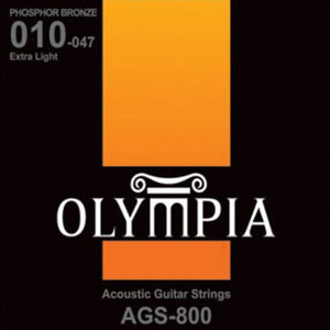 Cuerdas OLYMPIA guitarra acústica metal AGS-800 10 - 47