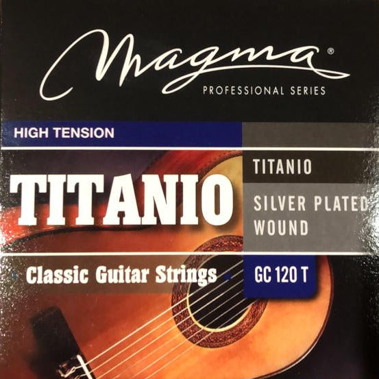 Cuerdas MAGMA Titanio High Tensión Guitarra Nylon GC120T