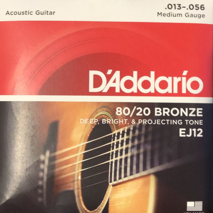 Cuerdas D'ADDARIO guit acústica metal 0.13 EJ12
