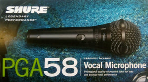 Microfono vocal dinámico SHURE PGA58
