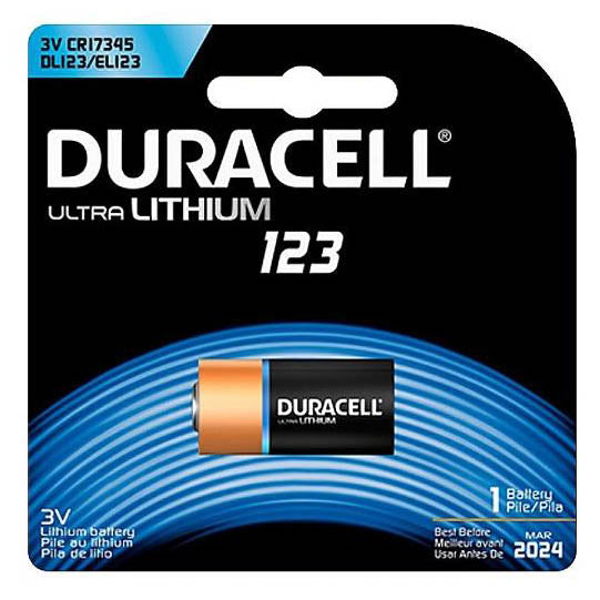 DURACELL lithium battery 123