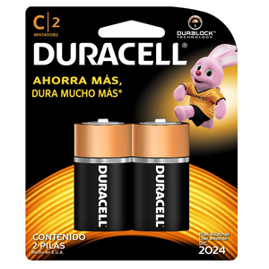 DURACELL C 2-pack battery