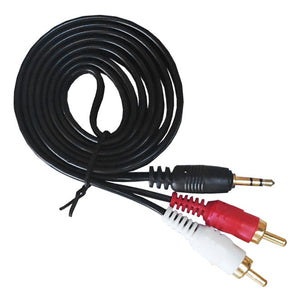 Cable RCA GCR mini plug estéreo 1,5 m