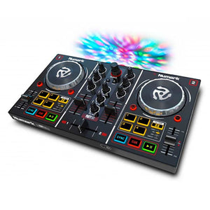 DJ numark party mix controller with lamp