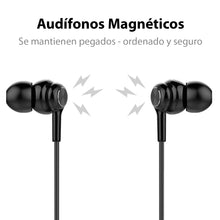 Load image into Gallery viewer, Audífonos bluetooth BS8 magnéticos deporte 130 mAh IPX5
