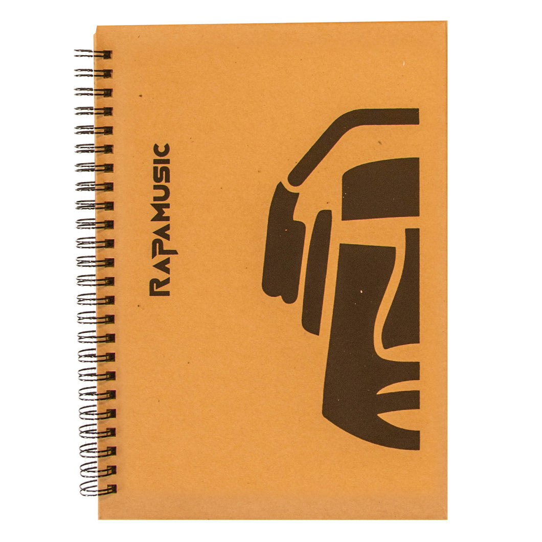 RAPAMUSIC eco cardboard notebook