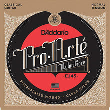 Load image into Gallery viewer, Strings D&#39;ADDARIO Pro-Art acoustic guitar nylon EJ45 normal tension
