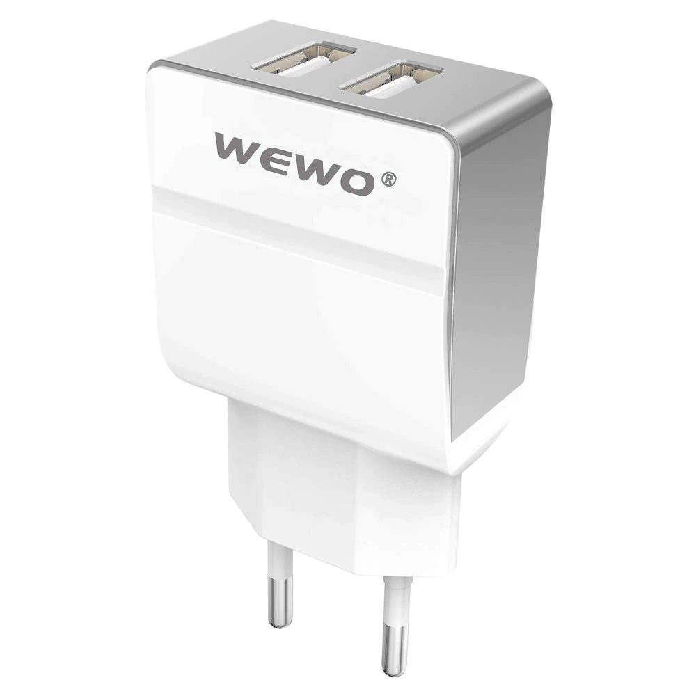 Cargador USB WEWO doble W-004 2.4A